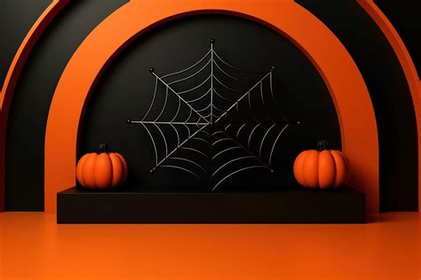 Spider web border halloween jack-o'-lantern | Free Photo Illustration - rawpixel