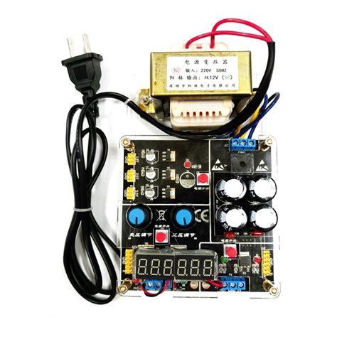 DC Voltage Regulator Module Linear Power Supply Adjustable with Transformer for DIY - Free ...