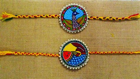 Hand-painted rakhi in 2020 | Hand painted, Rakhi, Handcraft