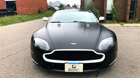 Aston Martin Vantage Matte Black - Concept Wraps