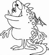 Funny Monster Coloring Pages  Page sketch template