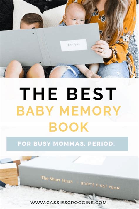 The Best Baby Memory Book Period. - A Modern Baby's First Year Book Made in 5 Minutes a Week