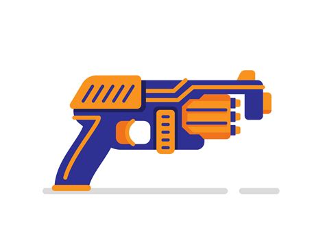 Nerf Gun by Dipanjan Biswas on Dribbble