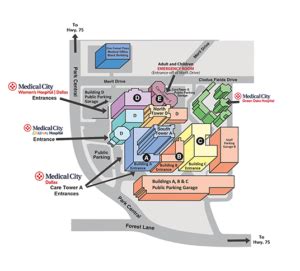 Medical City Dallas Map