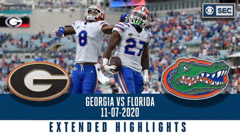 Florida vs. Georgia: Extended Highlights | CBS Sports HQ - YouTube