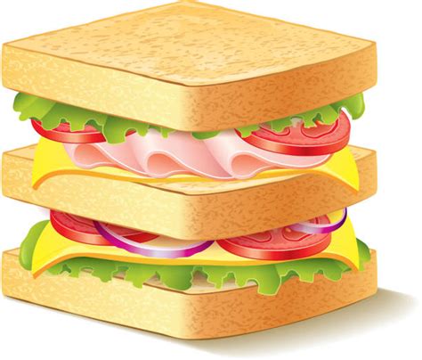 Sandwich Clip Art, Vector Images & Illustrations - iStock