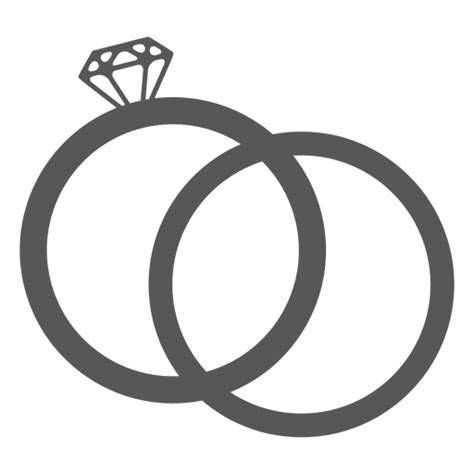 Wedding ring icon - Transparent PNG & SVG vector file