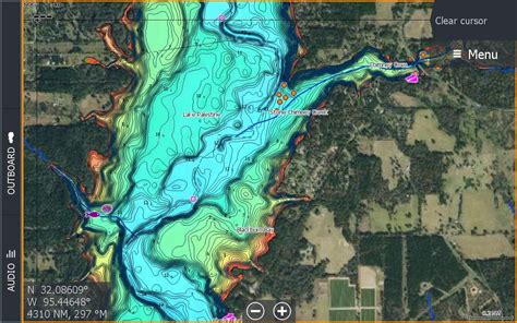 C-MAP Reveal Lake Charts with Shaded Relief & Custom Depth Shading ...