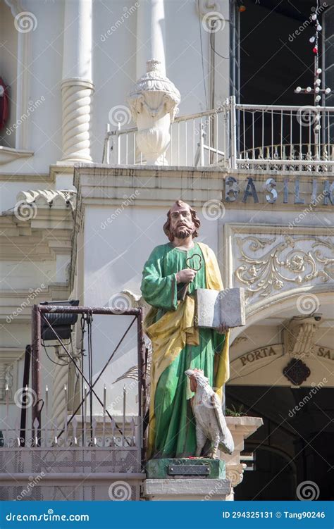 Statue Figure in the Minor Basilica of the Black Nazarene Editorial ...