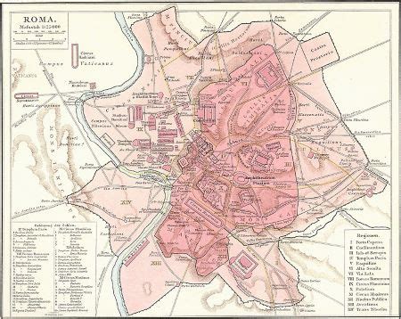 Roman Forum Map Labeled