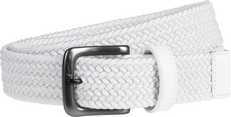 Nike Leather Stretch Woven Golf Belt in White for Men - Save 24% - Lyst