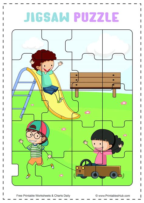 free printable jigsaw puzzles for kids pdf blank - tigers at the waterhole jigsaw puzzle ...