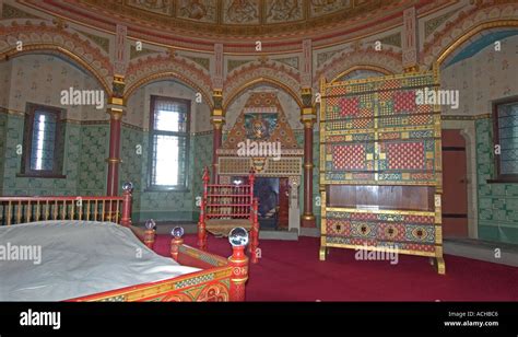 A Bedroom inside Castell Coch, (The Red Castle), Tongwynlais,South Wales UK Stock Photo - Alamy