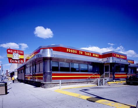 Free photo: Melrose Diner - Architecture, Construction, Diner - Free Download - Jooinn