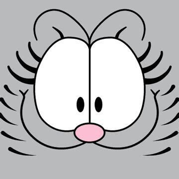 Nermal face | Garfield cartoon, Garfield wallpaper, Garfield comics