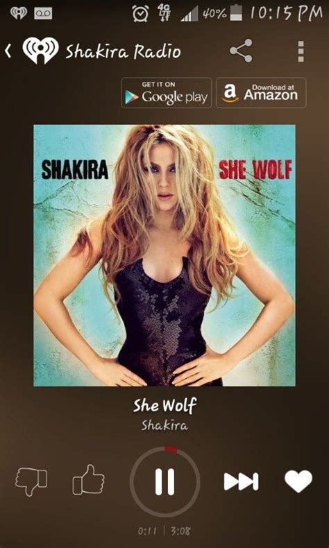 Pin by Eleonor Gonzales on ☆My MUSIC☆ | Shakira, Shakira she wolf, Album