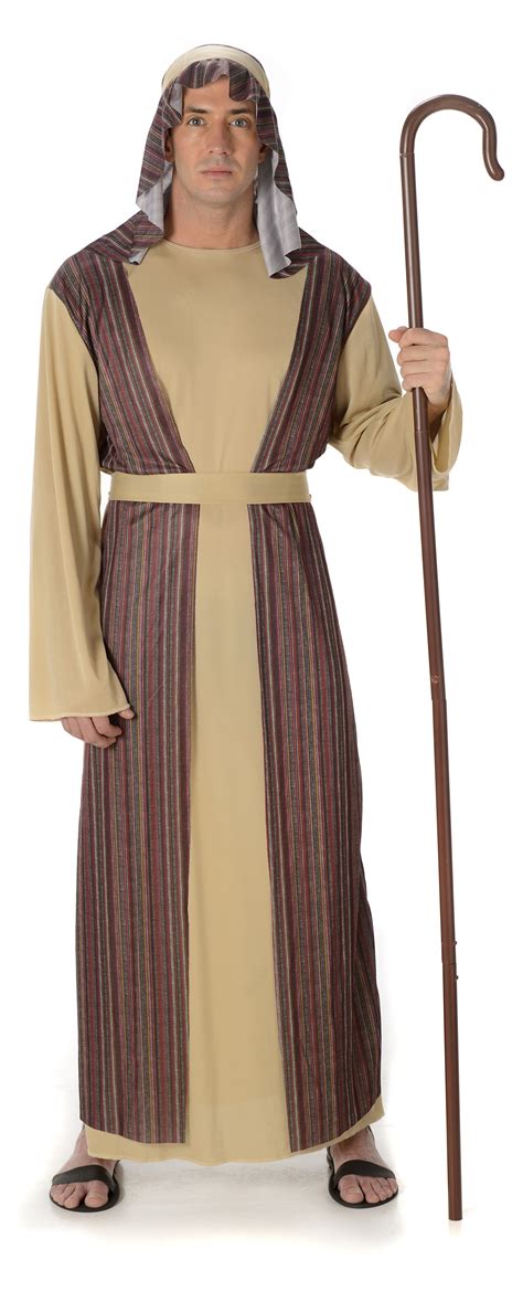 Shepherd Mens Fancy Dress Christmas Nativity Play Joseph Adults Costume Outfit | eBay