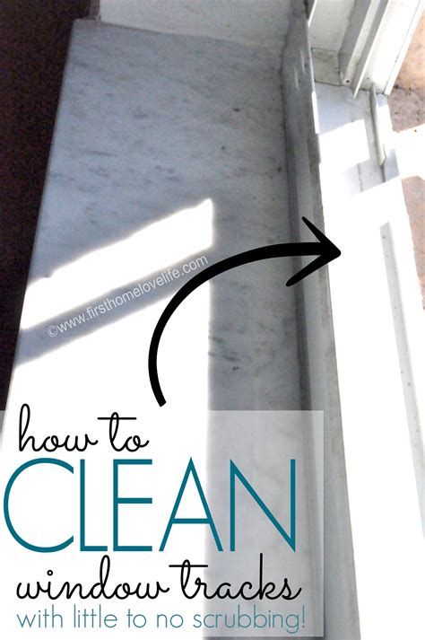 How to: Clean Window Tracks - First Home Love Life