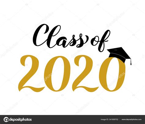 graduation class of 2020 Class 2020 quarantine lettering greeting ...