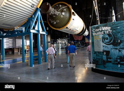 Visitors on a guided tour of Davidson Center for Space Exploration at ...