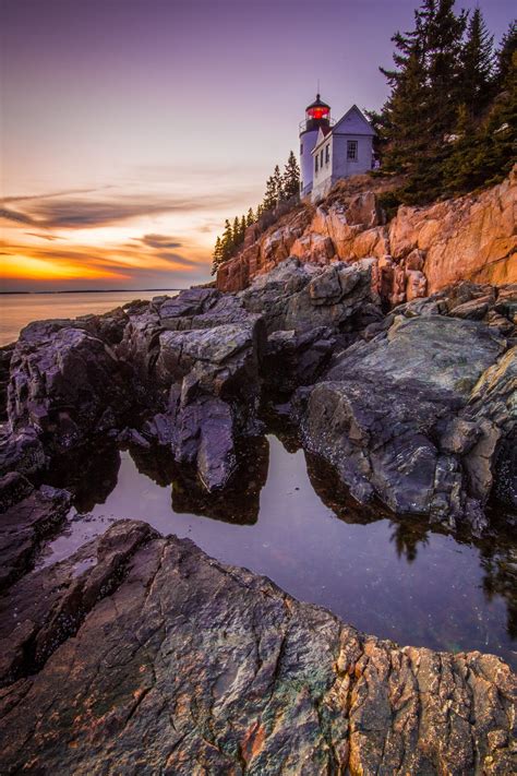 Acadia National Park - Bass Harbor Head Lighthouse | Acadia national park, National parks ...