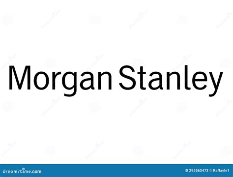 Morgan Stanley Logo editorial stock photo. Illustration of black ...