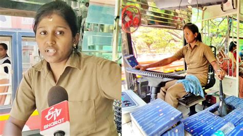 Meet 24-year-old Sharmila, Coimbatore's first female bus driver