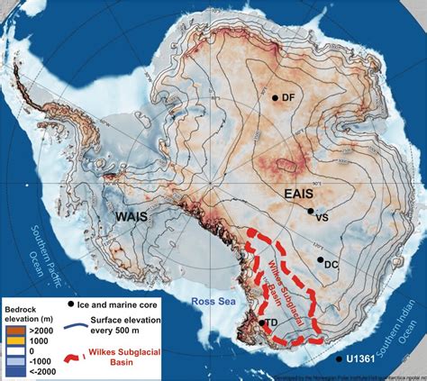 Antarctic Plateau Map