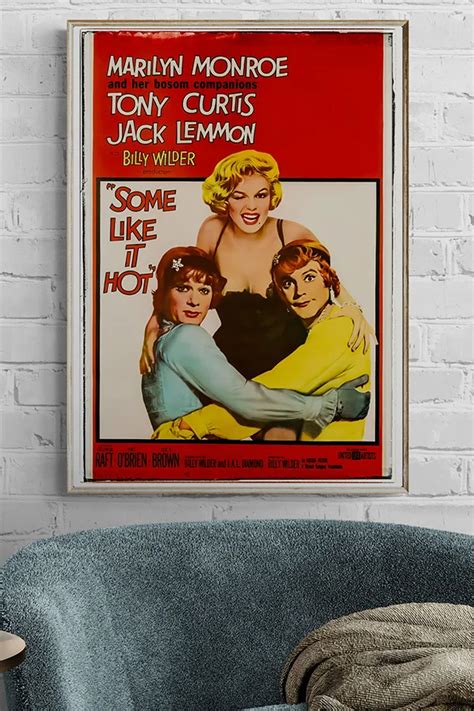 Some Like it Hot Vintage Movie Poster Printable Art