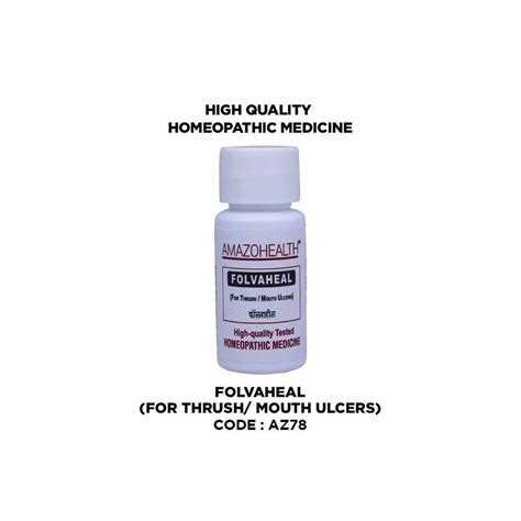 FolvaHeal High Grade Homeopathic Medicine, Non prescription, Treatment: Aphthae,Mouth Ulcers at ...