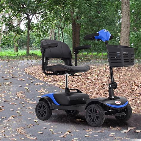 4 Wheel Mobility Scooter, Heavy Duty Electric Motorized Scooters for Seniors, Long Travel ...