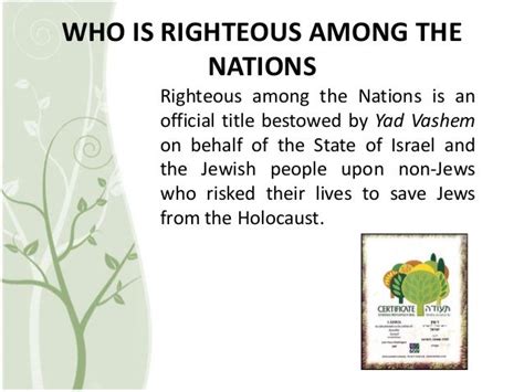 Righteous among the nations