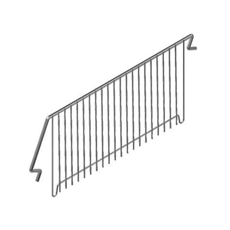 WIRE SHELF DIVIDERS --- WIRE BASKET DIVIDER 14″ CHROME --- KL4603-14C – Ablelin Store Fixtures Corp.