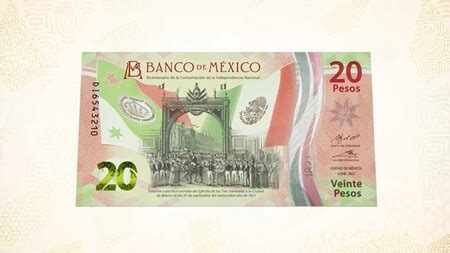 El nuevo billete de 20 pesos en México es oficial: tiene alusiones a la consumación de la ...