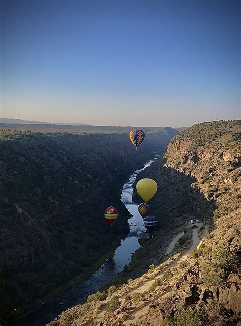 Taos Hot Air Balloon Rides over the Rio Grande Gorge