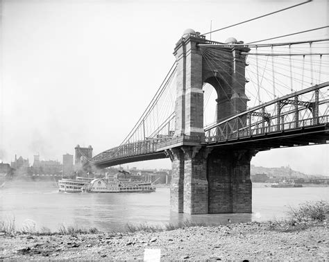 PUENTE COLGANTE ROEBLING. CINCINNATI, ESTADOS UNIDOS | Cincinnati art ...