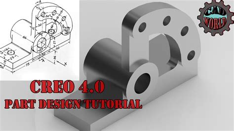 How to create 3d model in creo 4 0 tutorial - YouTube