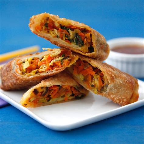 Vegetarian Spring Rolls Recipe | Epicurious