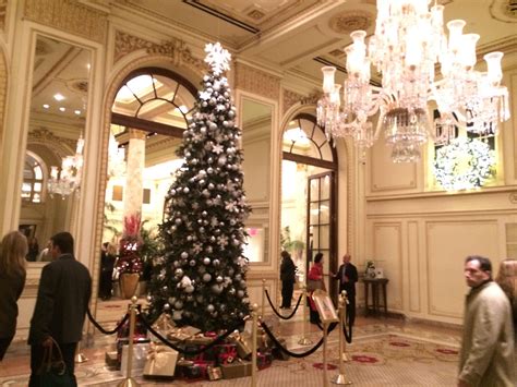 Christmas tree at the Plaza Hotel, NYC, NY | Christmas tree, Holiday ...