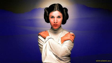 Carrie Fisher Princess Leia XLIII paint Colour by Dave-Daring on DeviantArt