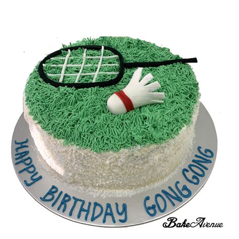 Sports Badminton Theme Cake – BakeAvenue