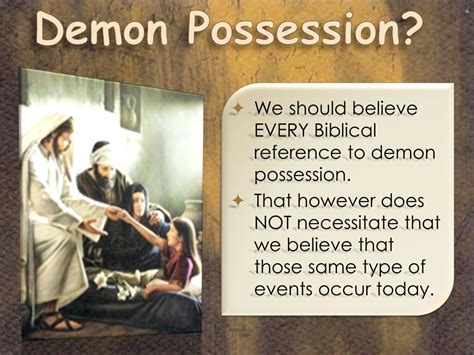 PPT - What Does The Bible Say About Demon Possession? PowerPoint ...