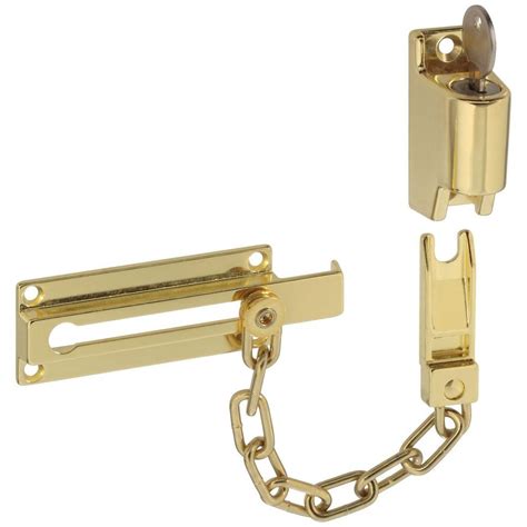 National Hardware Stainless Steel Keyed Chain Door Lock-V806 KEY CHAIN DR LOCK - The Home Depot