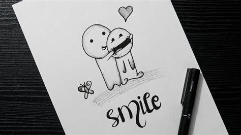 Easy Doodle Drawing || Smile || Doodle Art || Easy Drawing With Pen ...