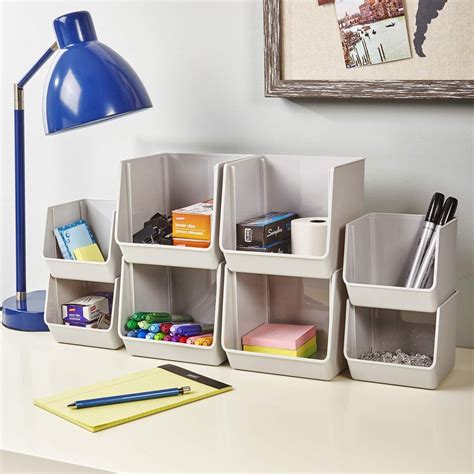 Stacking Organizer Bins | The Most Useful and Affordable Office ...