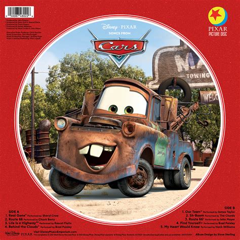 Cars Picture Disc | Shop the Disney Music Emporium Official Store