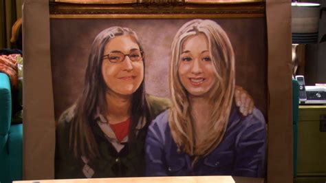 Big Bang Theory's Penny And Amy Painting Had The Actresses Crying Laughing