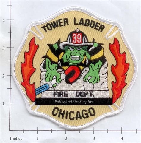 Illinois - Chicago Truck 39 IL Fire Dept Patch - The Hulk #Patches | Chicago fire department ...