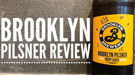 Brooklyn Pilsner Lager Review By Brooklyn Brewery | American Craft Lager Review - YouTube