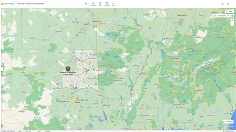 Norman Oklahoma Map - United States